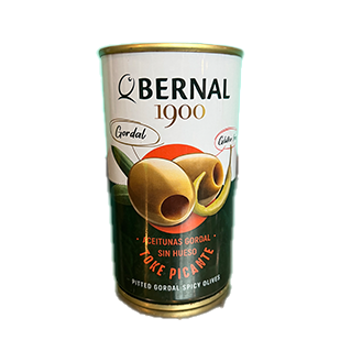 Large Spicy Olives (Gordal Picante) 350g tin