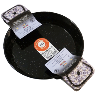 Enamelled Paella Pan 28cm.