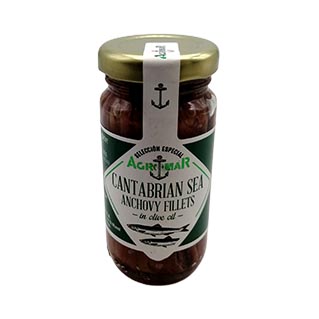 Agromar Anchoas del Cantabrico Glass Jar 100g