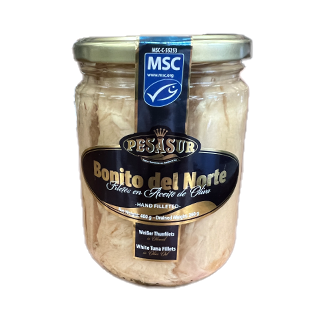 PESASUR BONITO OLIVA 400g GLASS [12]