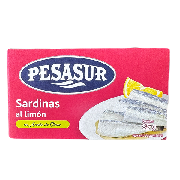 PESASUR SARDINAS AL LIMON 120G