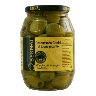 Large Spicy Olives (Gordal Picante) 600g jar