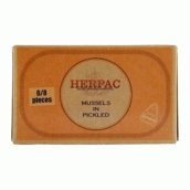 Herpac Mejillones en Escabeche (Pickled Mussels) 69g