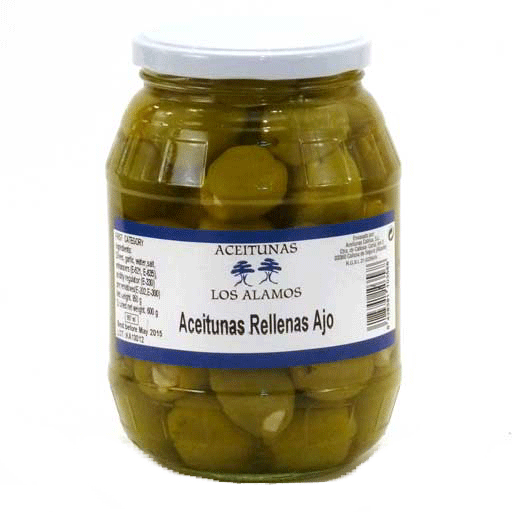 Garlic Stuffed Olives (Kimbos de Ajo) 600g