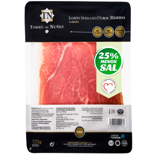 Torre de Nunez Jamon Serrano (Ham) Loncheado 100g