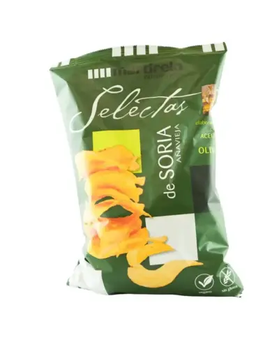 Soria Hand Cooked Olive Oil Crisps 130g Bag