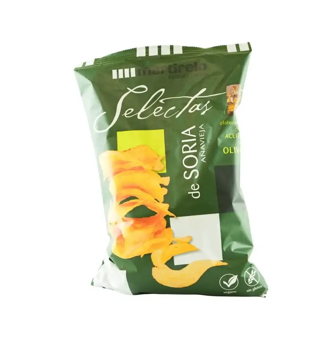 Soria Hand Cooked Olive Oil Crisps 130g Bag