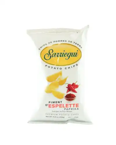 Sarriegui Espelette (paprika) Crisps 125g Bag