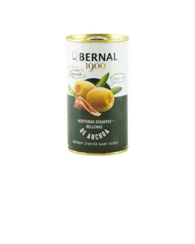 Aceitunas Rellanas de Anchoa 350g tin