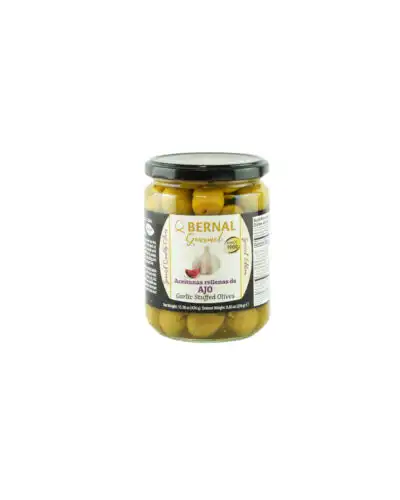 Gourmet Garlic Stuffed Olives 225g Jar