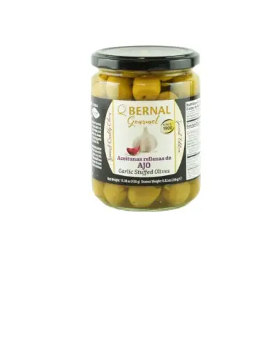 Gourmet Garlic Stuffed Olives 225g Jar