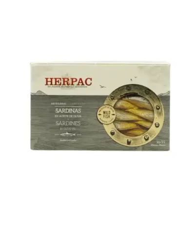 Herpac Sardinas en Aceite de Oliva 115g tin