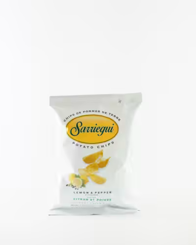Sarriegui Limon and Pimienta Crisps 40g