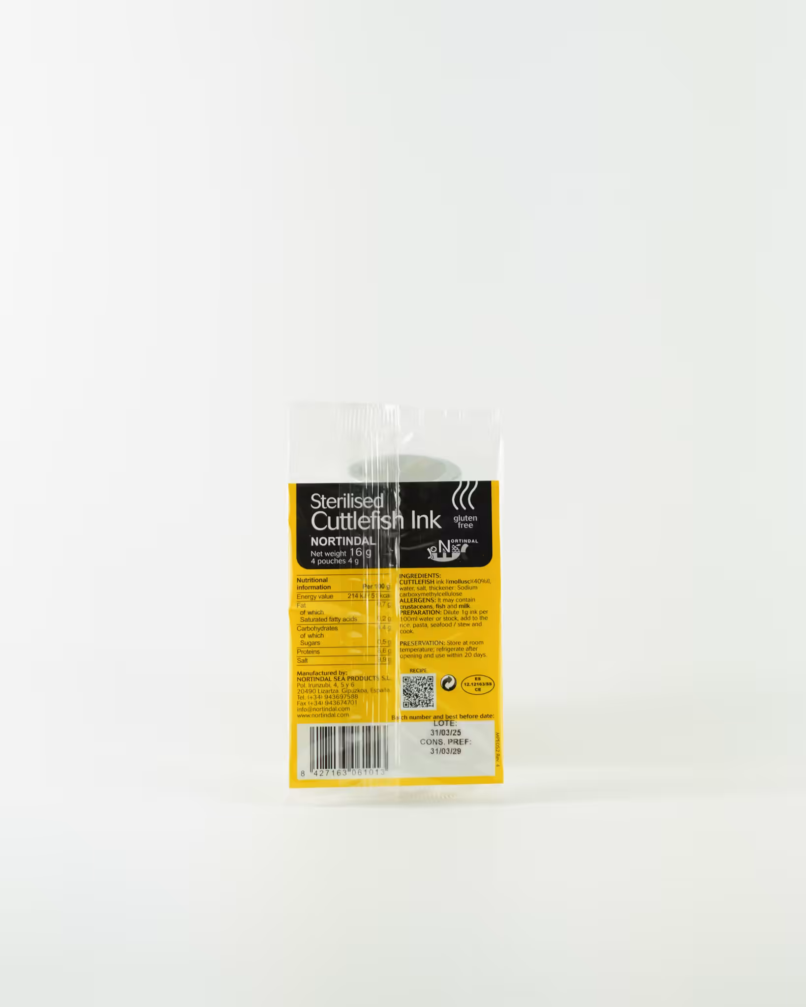 Nortindal Squid Ink (4x4g) 16g - Image 2