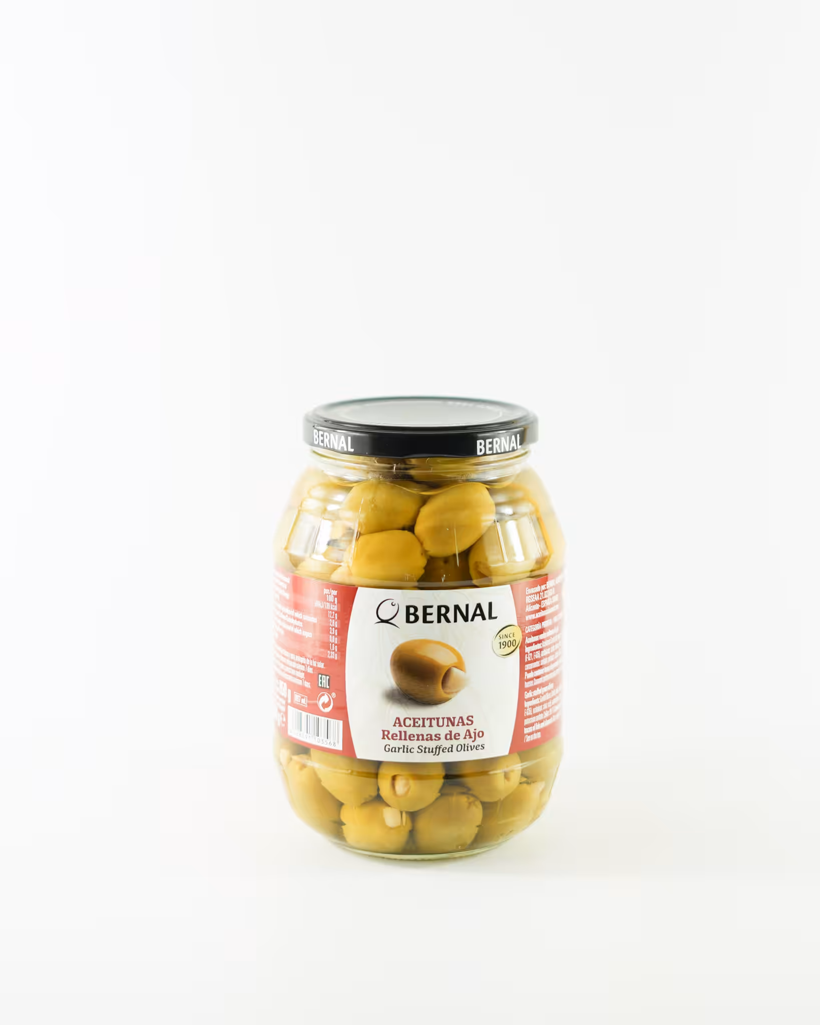 Garlic Stuffed Olives 600g Jar